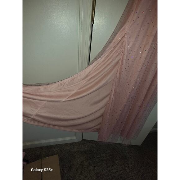 Pink Sparkley Maxi Dress - Picture 3 of 5